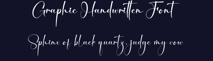 Graphic Handwritten Font by creativeletter — Script Handwritten Font — thumbnail 2