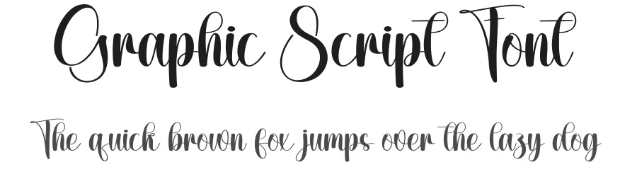 Graphic Script Font by creativeletter — Script Handwritten Font