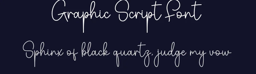 Graphic Script Font by creativeletter — Script Handwritten Font — thumbnail 2
