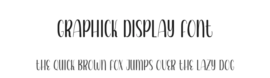 Graphick Display Font by andikastudio — Display Font