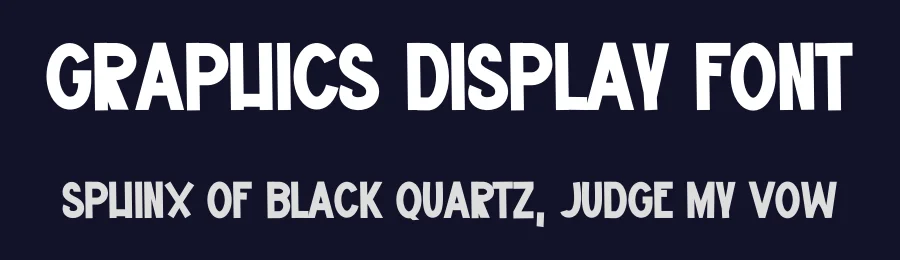 Graphics Display Font by freshtypeink — Display Font — thumbnail 2