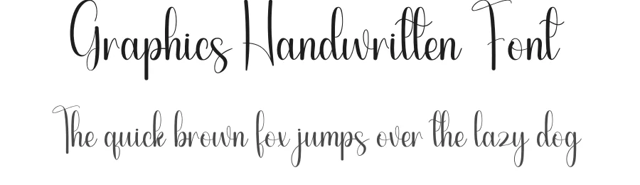 Graphics Handwritten Font by andikastudio — Script Handwritten Font