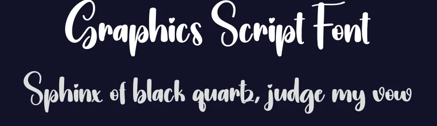 Graphics Script Font by creativeletter — Script Handwritten Font — thumbnail 2