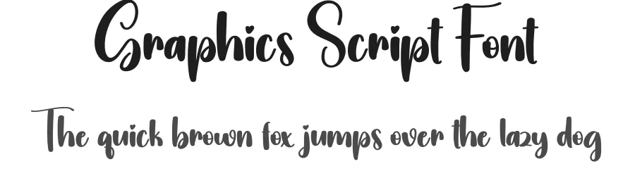 Graphics Script Font by creativeletter — Script Handwritten Font