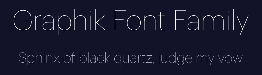 Graphik Font Family by Christian Schwartz — Sans Serif Font — thumbnail 2