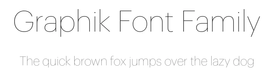 Graphik Font Family by Christian Schwartz — Sans Serif Font