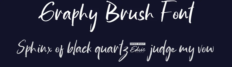 Graphy Brush Font by edricstudio — Script Handwritten Font — thumbnail 2