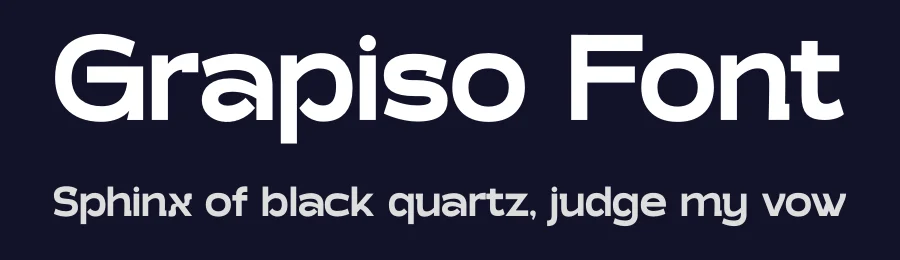 Grapiso Font by Salamahtype — Display Font — thumbnail 2