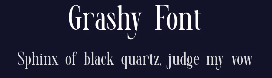 Grashy Font by SlideShoot — Serif Font — thumbnail 2