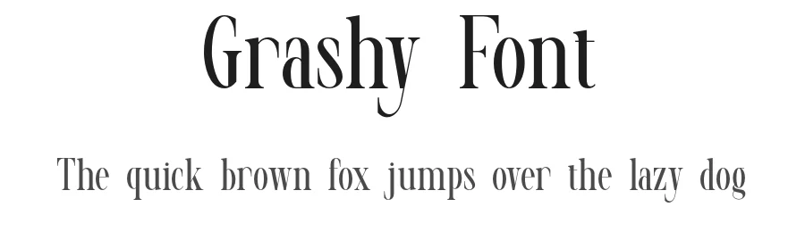 Grashy Font by SlideShoot — Serif Font
