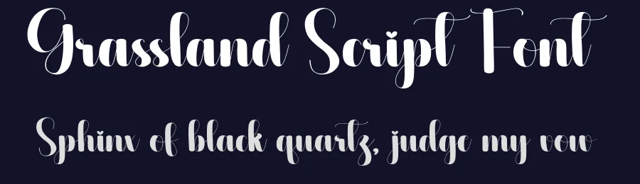 Grassland Script Font by creativeletter — Script Handwritten Font — thumbnail 2