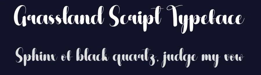 Grassland Script Typeface by andikastudio — Script Handwritten Font — thumbnail 2