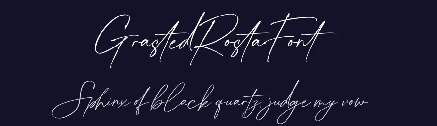 Grasted Rosta Font by ErgibiStudio — Script Handwritten Font — thumbnail 2