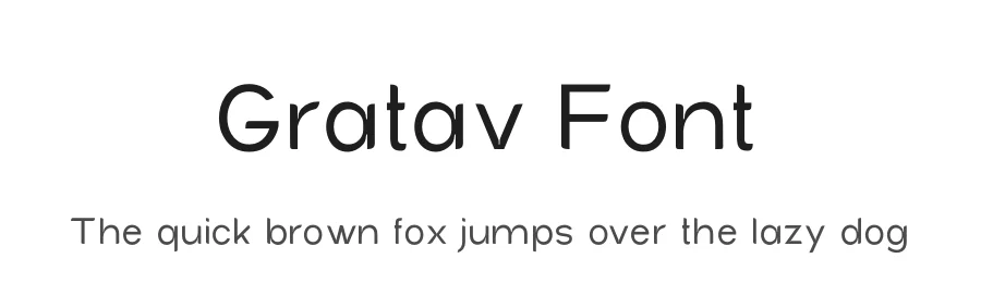 Gratav Font by JNJ studio — Sans Serif Font