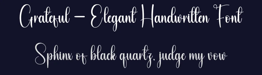 Grateful – Elegant Handwritten Font by andikastudio — Script Handwritten Font — thumbnail 2