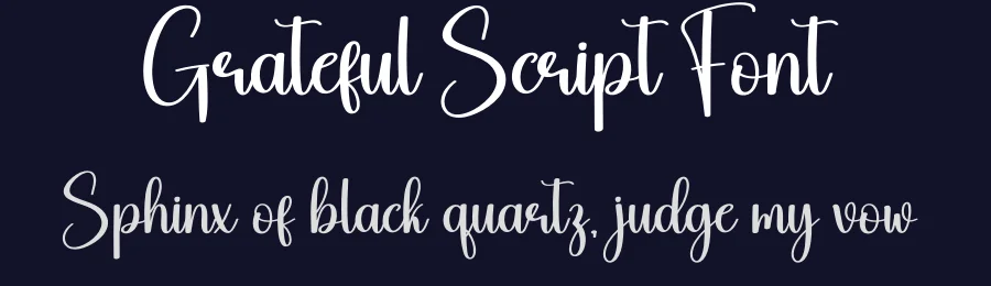 Grateful Script Font by creativeletter — Script Handwritten Font — thumbnail 2
