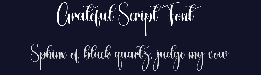 Grateful Script Font by creativeletter — Script Handwritten Font — thumbnail 2