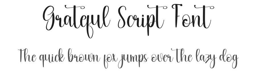 Grateful Script Font by inermediaSTUDIO — Script Handwritten Font