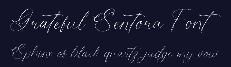 Grateful Sentora Font by letterenastudios — Script Handwritten Font — thumbnail 2