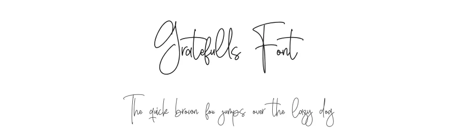 Gratefulls Font by perspectype — Script Handwritten Font