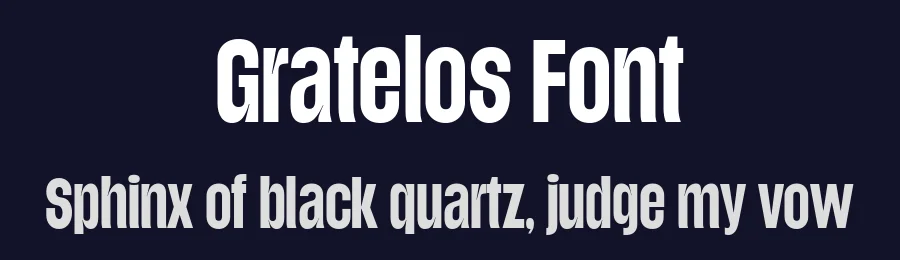 Gratelos Font by Maulana Creative — Sans Serif Font — thumbnail 2