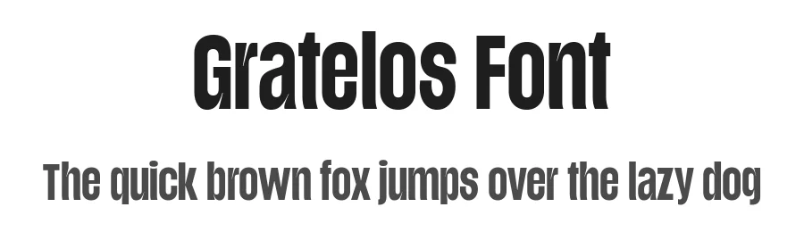 Gratelos Font by Maulana Creative — Sans Serif Font