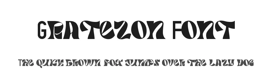Gratezon Font by rvandtype — Display Font