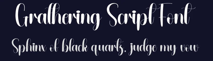 Grathering Script Font by andikastudio — Script Handwritten Font — thumbnail 2