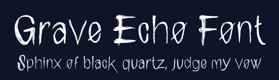 Grave Echo Font by Enxyclo Studio — Display Font — thumbnail 2