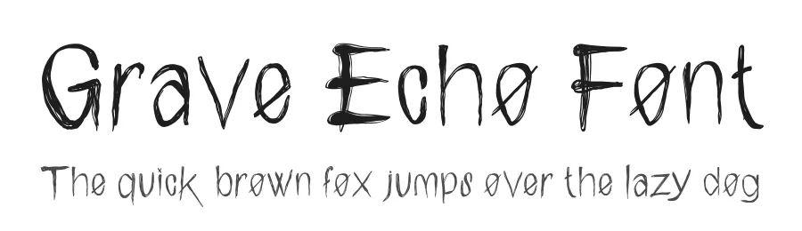 Grave Echo Font by Enxyclo Studio — Display Font