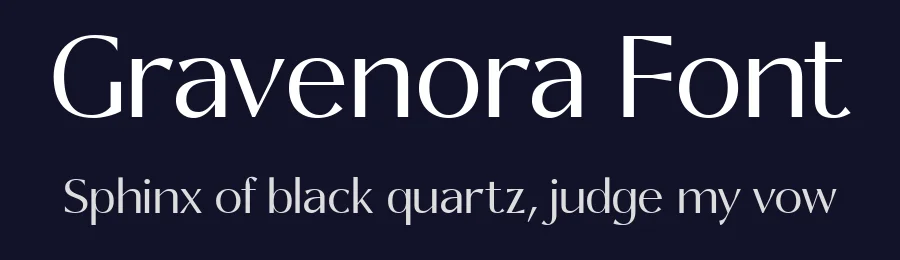 Gravenora Font by Icreatype — Display Font — thumbnail 2