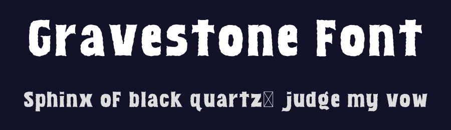 Gravestone Font by Dryy.type — Display Font — thumbnail 2