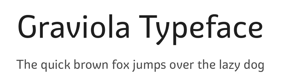 Graviola Typeface by Harbor Type — Sans Serif Font