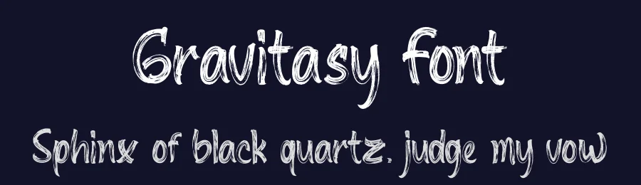 Gravitasy Font by imiftype — Script Handwritten Font — thumbnail 2