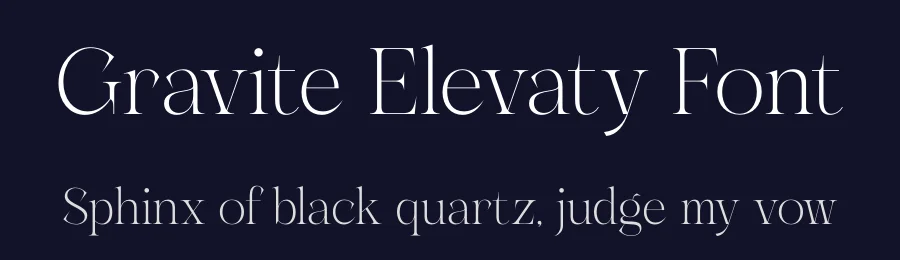 Gravite Elevaty Font by timelesstype.co — Display Font — thumbnail 2
