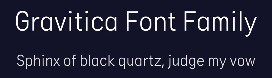 Gravitica Font Family by Changki Han — Sans Serif Font — thumbnail 2