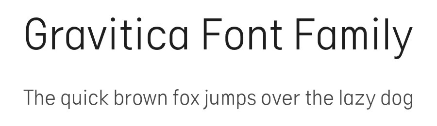 Gravitica Font Family by Changki Han — Sans Serif Font