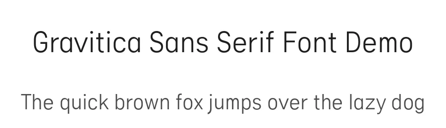 Gravitica Sans Serif Font Demo by Ckhans Fonts — Sans Serif Font