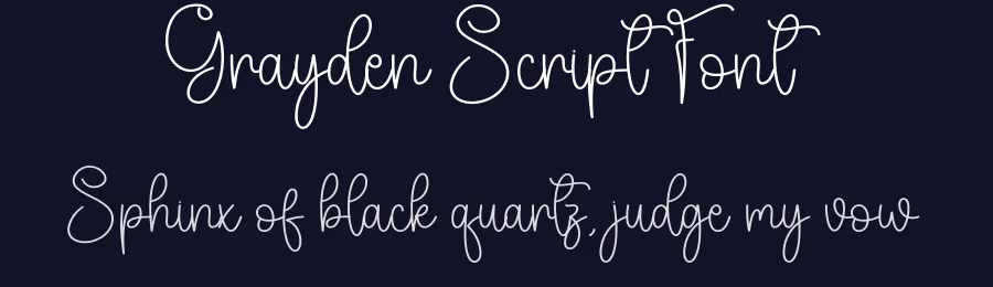 Grayden Script Font by andikastudio — Script Handwritten Font — thumbnail 2