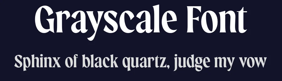 Grayscale Font by Glowtype — Display Font — thumbnail 2