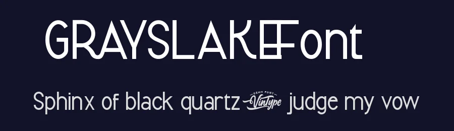 Grayslake Font by VinType — Display Font — thumbnail 2