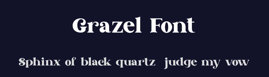 Grazel Font by pentagonistudio — Serif Font — thumbnail 2