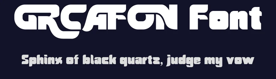 Grcafon Font by NDNL Studio — Display Font — thumbnail 2