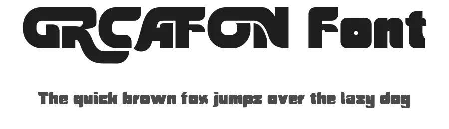 Grcafon Font by NDNL Studio — Display Font