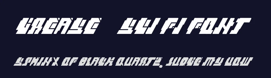 Grease – Sci fi Font by Dhabee — Decorative Font — thumbnail 2