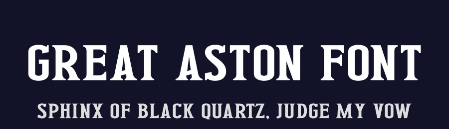 Great Aston Font by Fontherapy — Display Font — thumbnail 2
