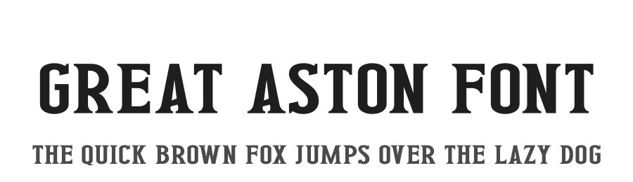 Great Aston Font by Fontherapy — Display Font