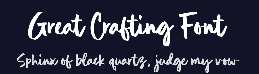 Great Crafting Font by Timur type — Script Handwritten Font — thumbnail 2