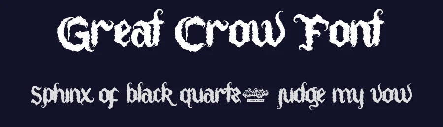 Great Crow Font by noahtype — Decorative Font — thumbnail 2