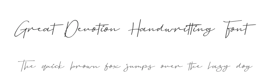 Great Devotion Handwritting Font by edricstudio — Script Handwritten Font
